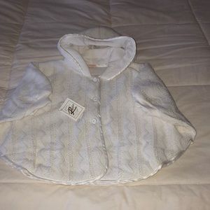 Infant Sweater Coat/Cape